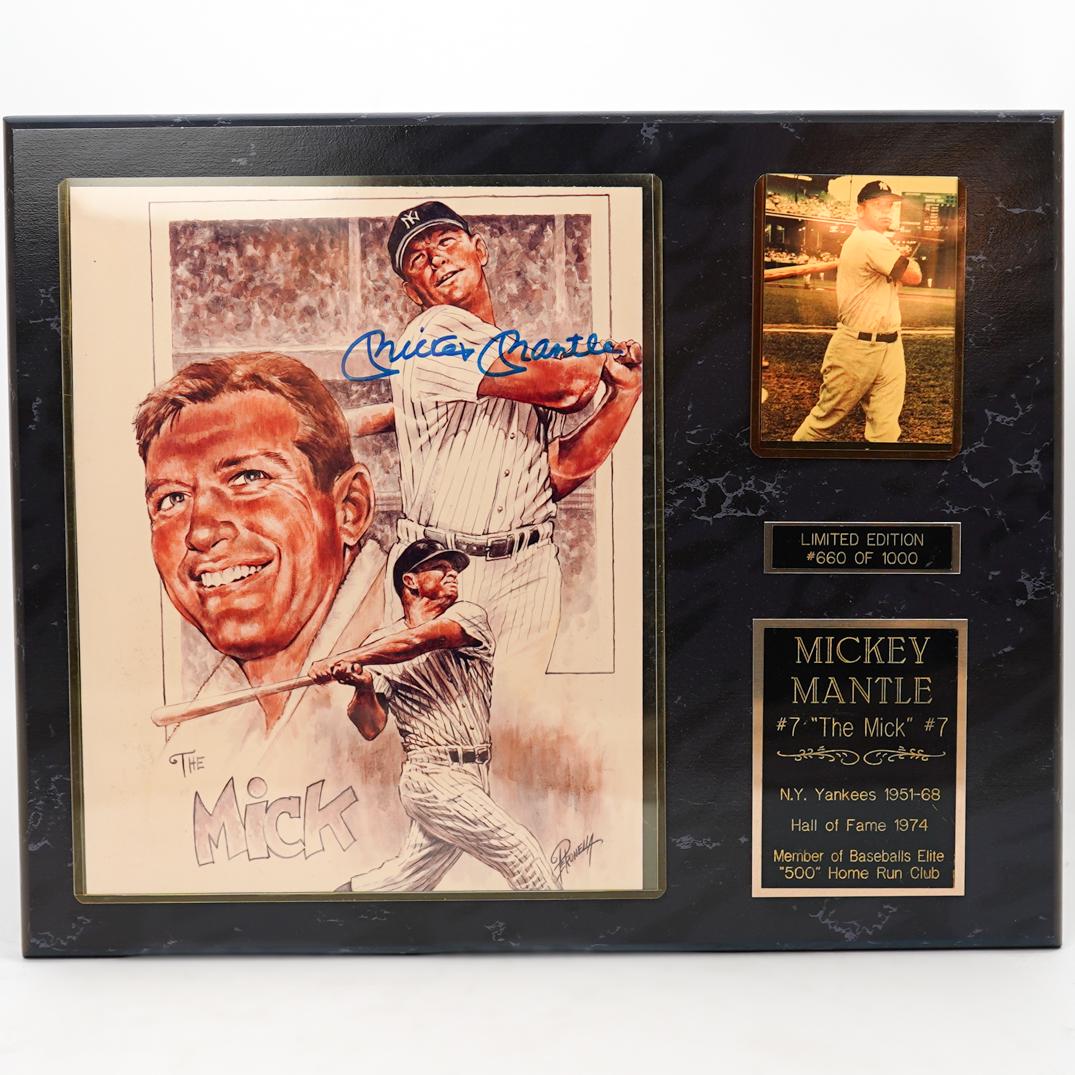 Limited Edition Mickey Mantle Plaque (1 of 3)
