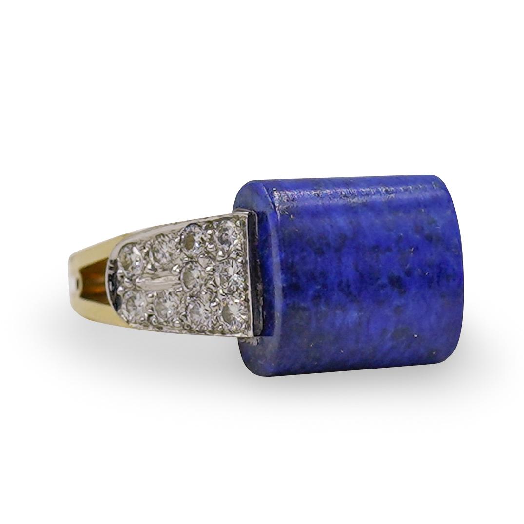 Vintage Cartier 18k Gold and Lapis Ring (1 of 4)