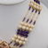 Italian Carved Coral and Beaded Amethyst Necklace - 2