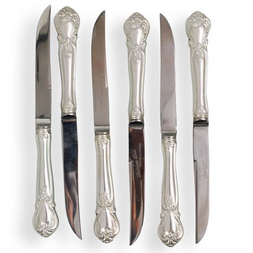 (6 Pc) ster Sterling Handle Butter Knives
