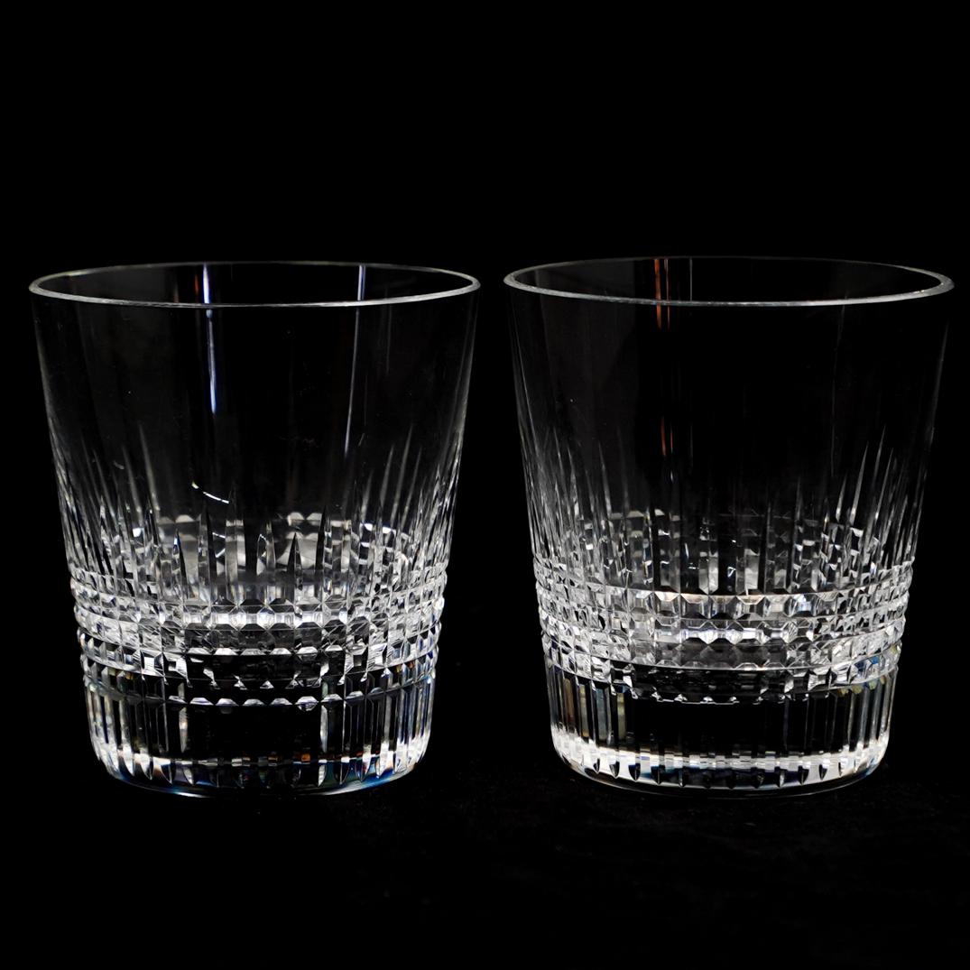 (2pc) Baccarat Crystal "Nancy" Tumbler Glasses (1 of 3)