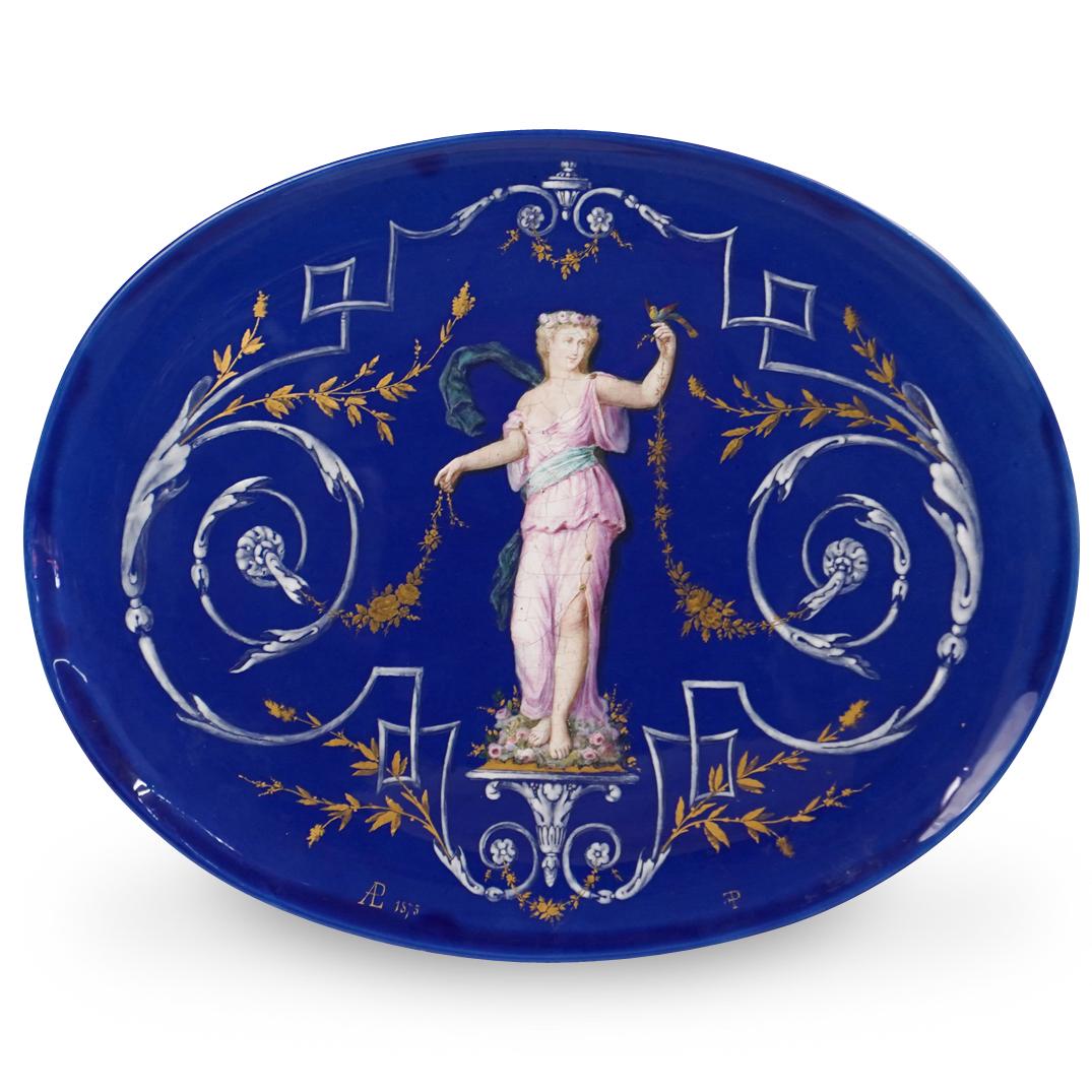 Choisy-Le-Roi HB-Medaille Porcelain Dish (1 of 5)