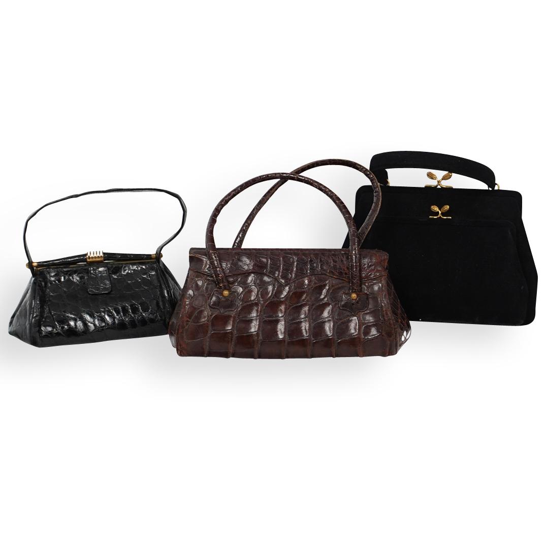 (3 Pc) Vintage Handbags (1 of 6)
