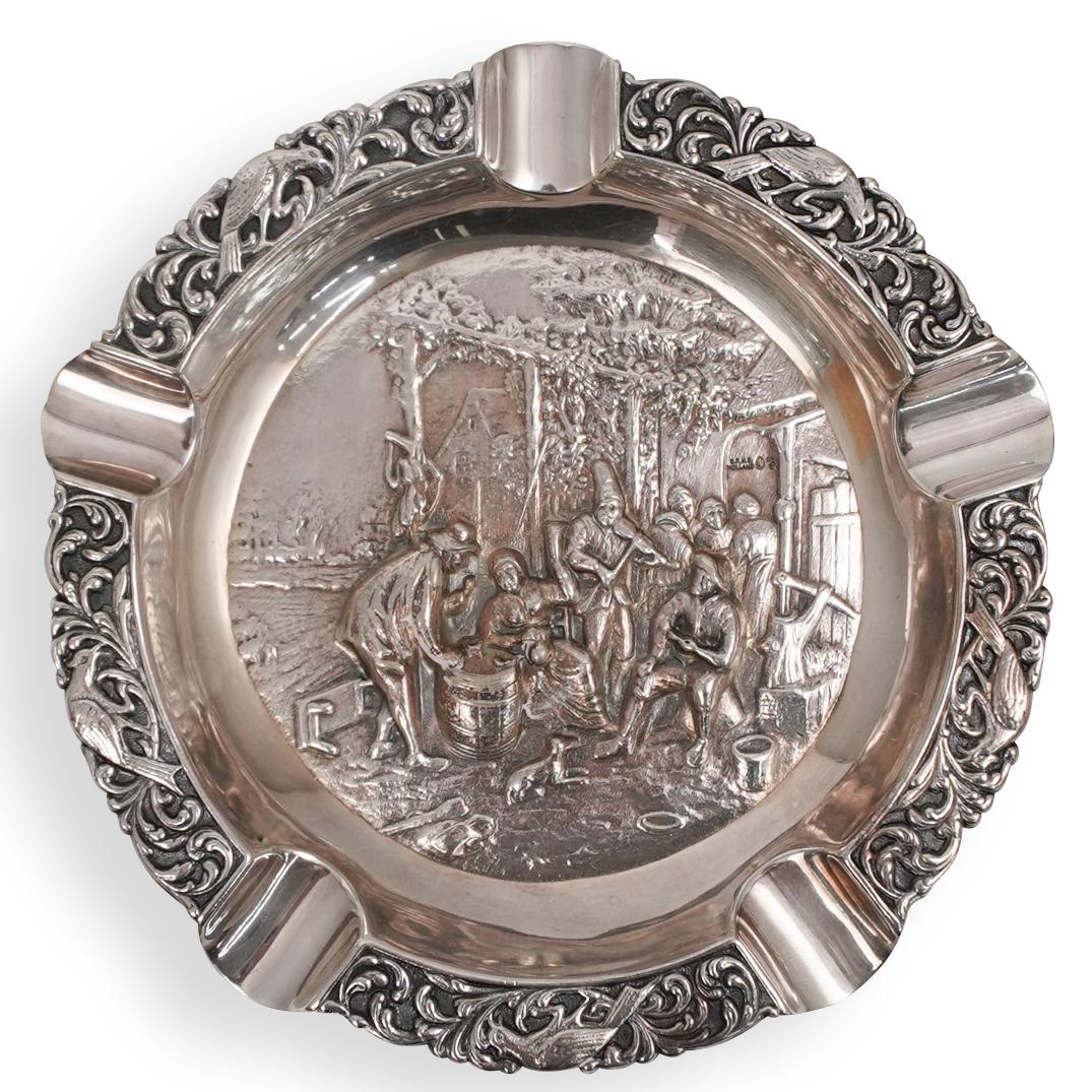 Dutch Silver Plated Ashtray (1 of 5)