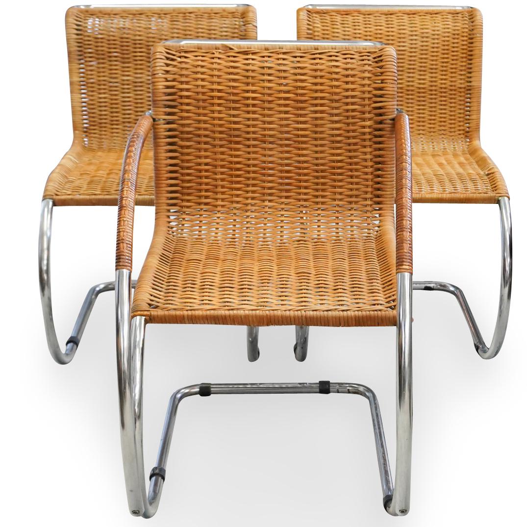 (3 Pc) Ludwig Mies Van Der Rohe Chairs (1 of 6)
