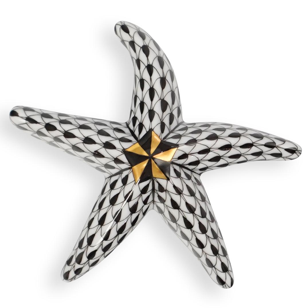 Herend Porcelain Fishnet Starfish (1 of 3)