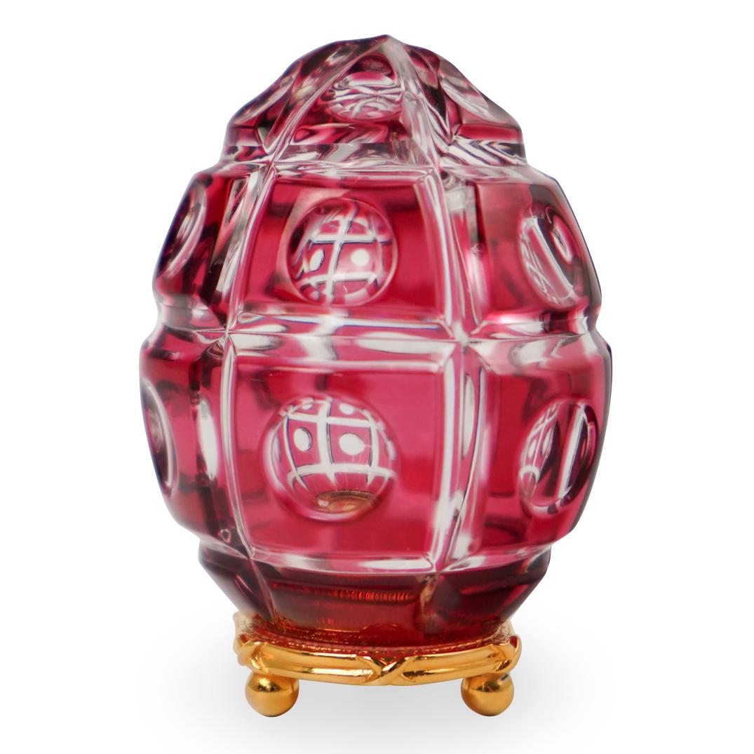 Faberge Coronation Red Crystal Egg (1 of 3)