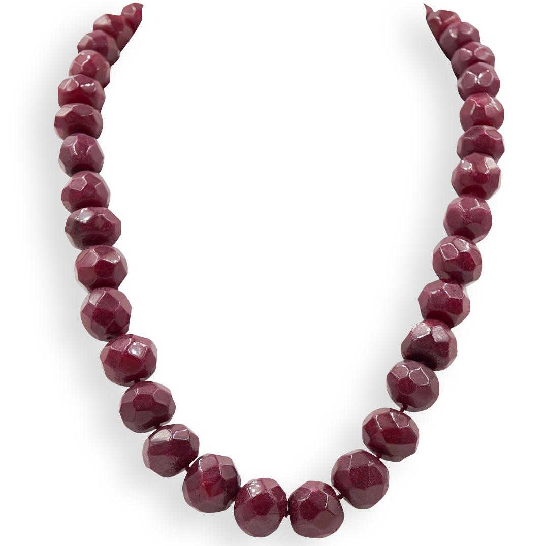 Ruby Beaded Necklace (1 of 3)