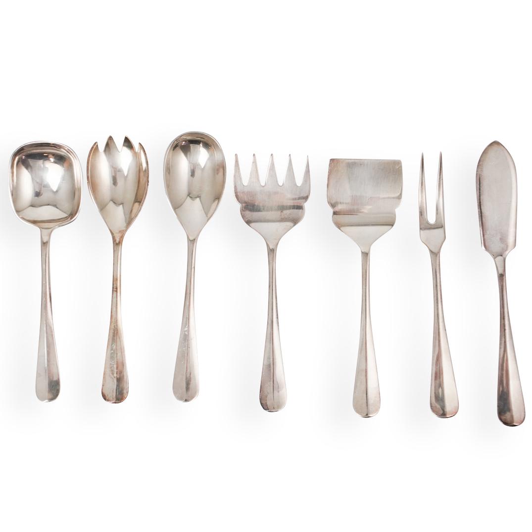 (7 Pc) Sterling Silver JRAI Set (1 of 4)