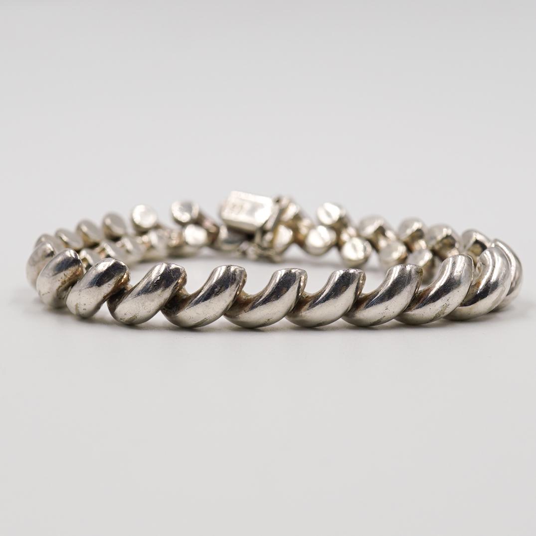 Italian Sterling Silver Bracelet (1 of 2)