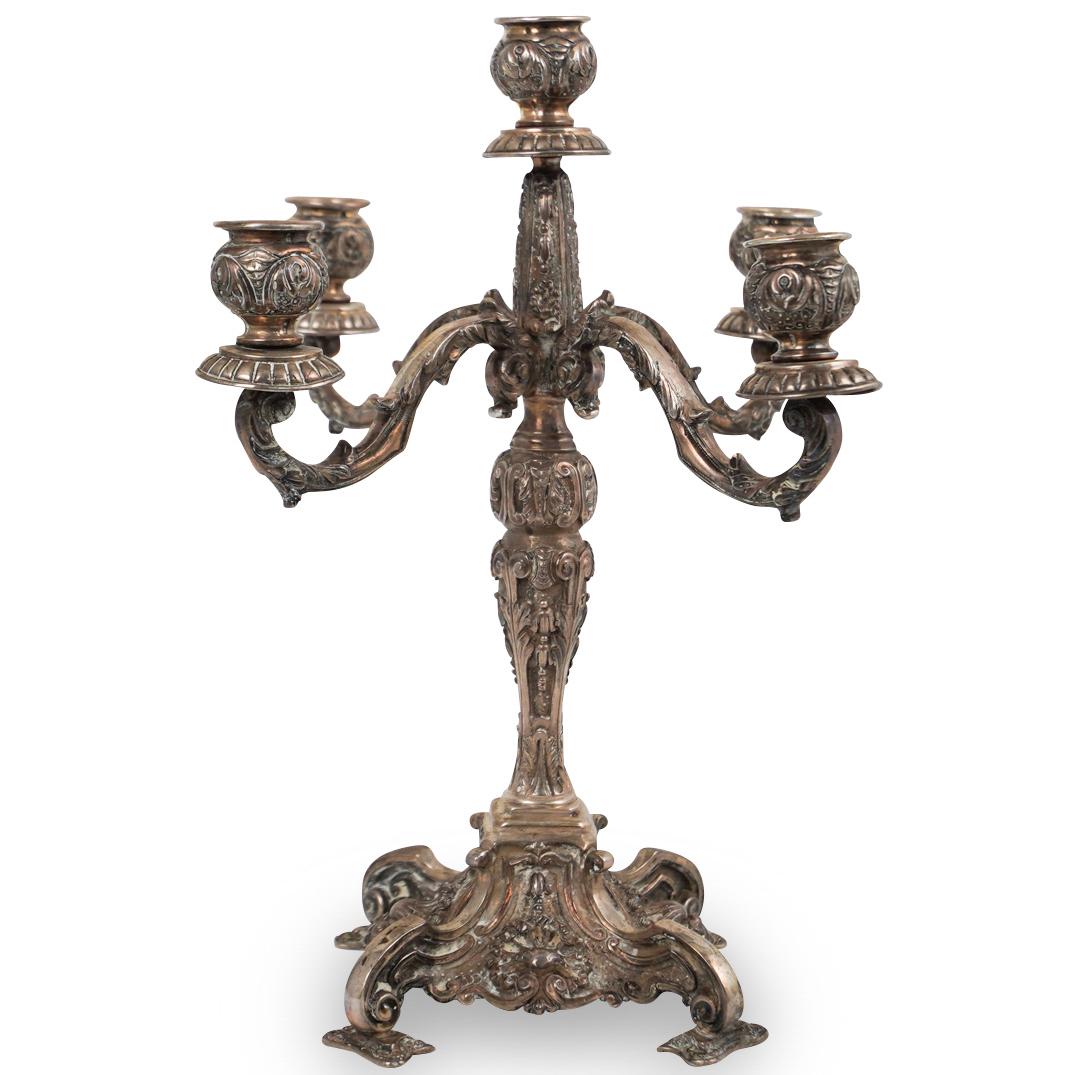 Sterling Silver Victorian Style Candelabra (1 of 7)
