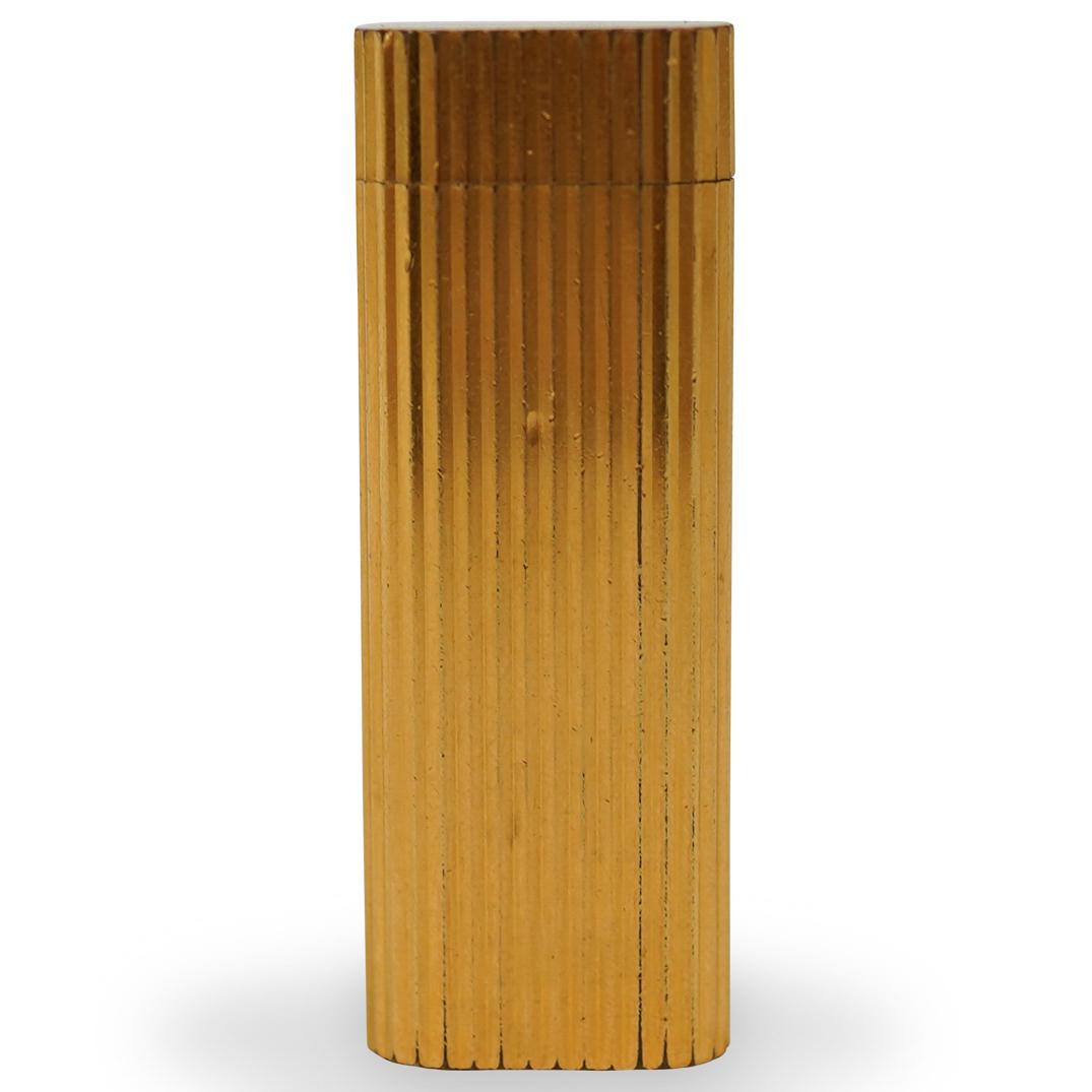 Cartier "Must De" Gold Plated Lighter (1 of 4)