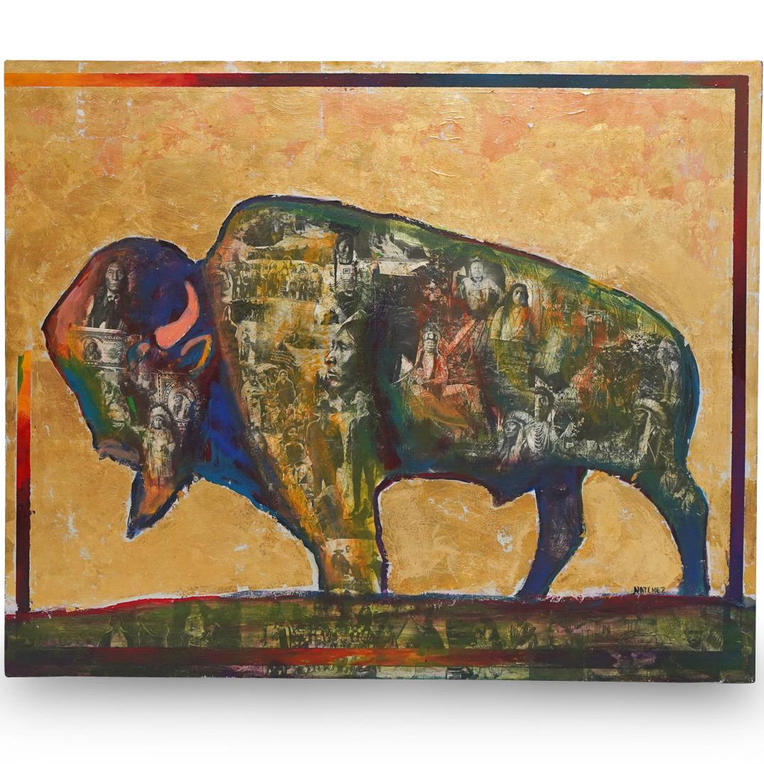 Stan Natchez (American, b. 1954) Mixed Media on Canvas (1 of 6)