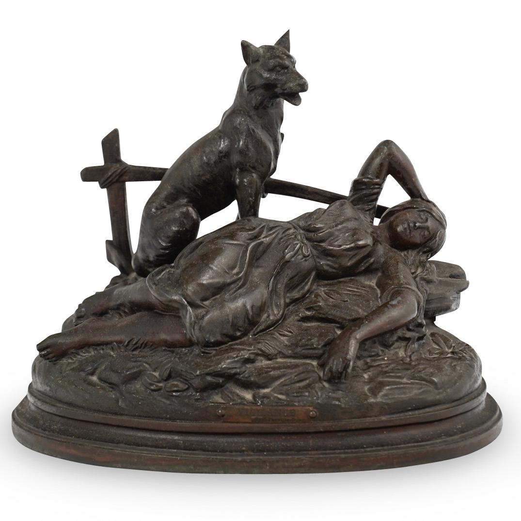 Ferville Suan Signed Bronze Statue (1 of 6)