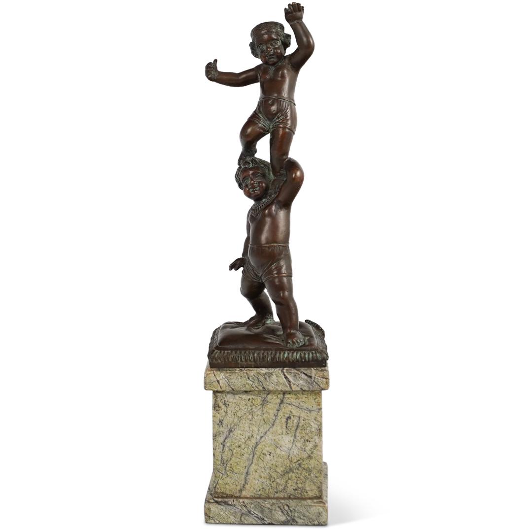 Standing Puttis Bronze Figurine (1 of 4)