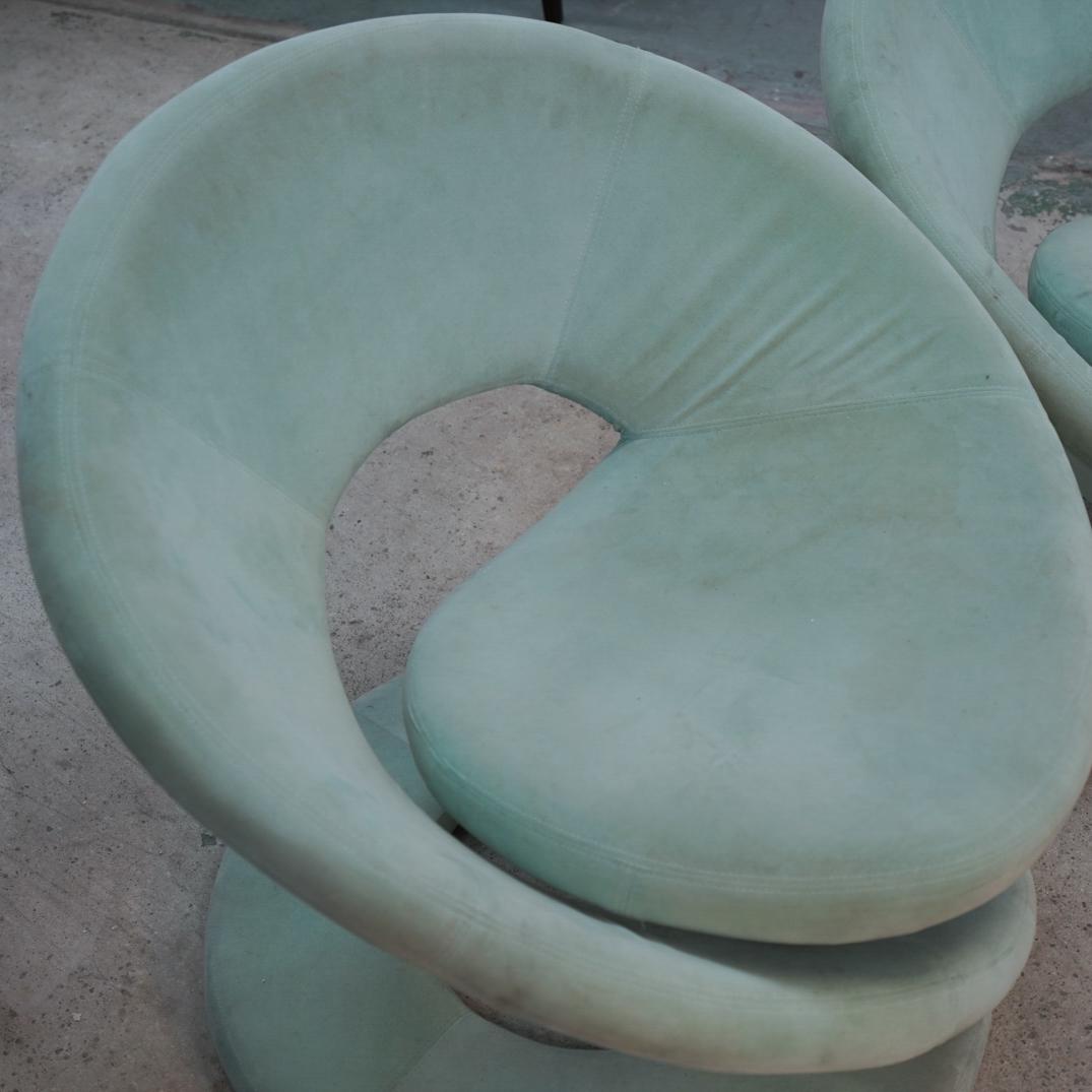 Pair of Louis Durot Spiral Chairs (1 of 4)