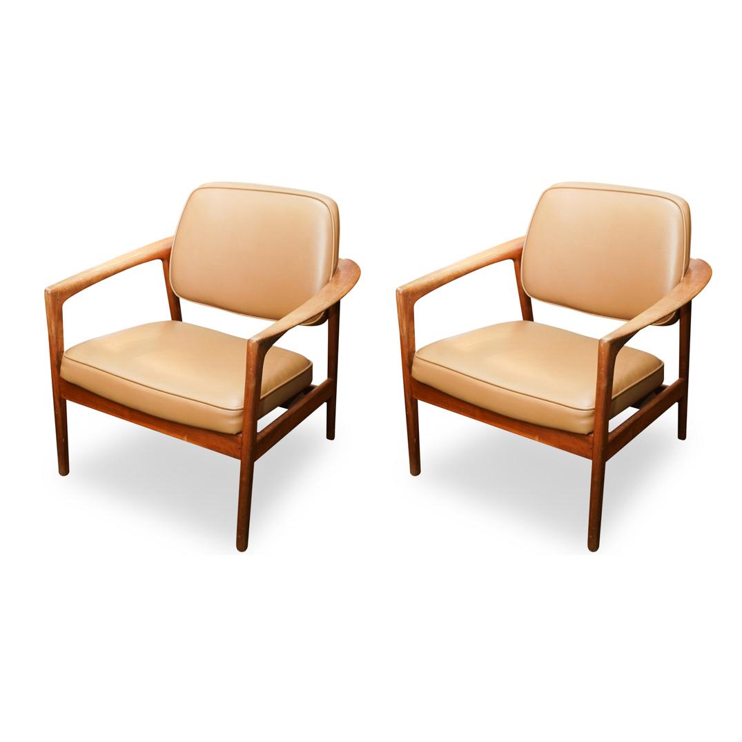 Pair Of Mid Century Dux Swedish Chairs (1 of 6)