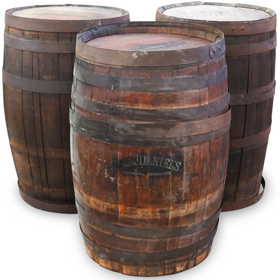 Three Jack Daniels Whiskey Barrels (1 of 6)