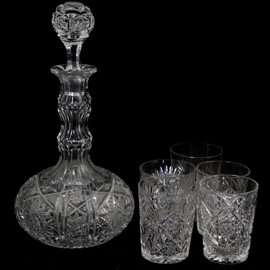 (6 Pc) Cut Crystal Table Articles (1 of 6)