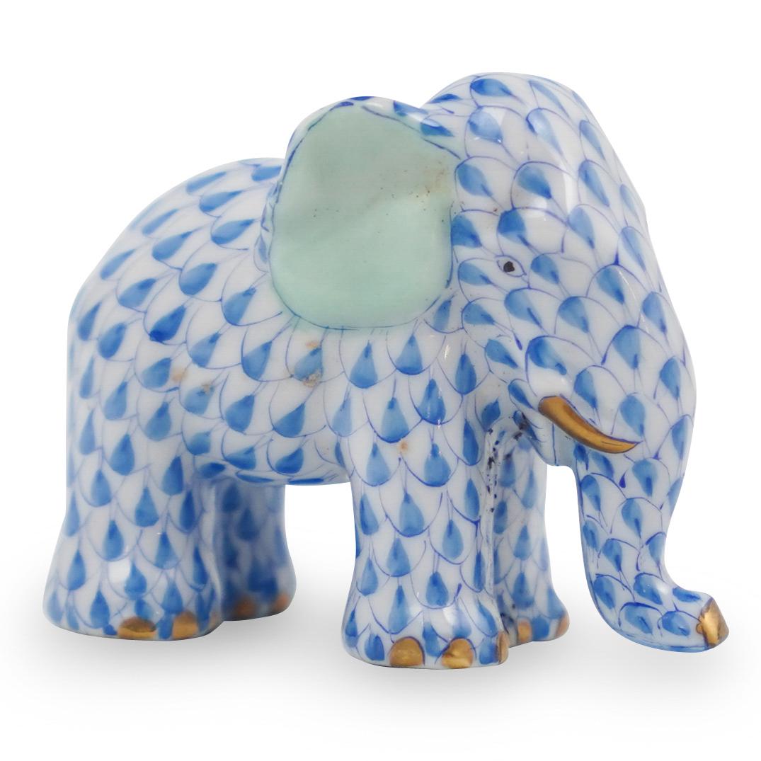 Herend Porcelain Baby Elephant (1 of 3)