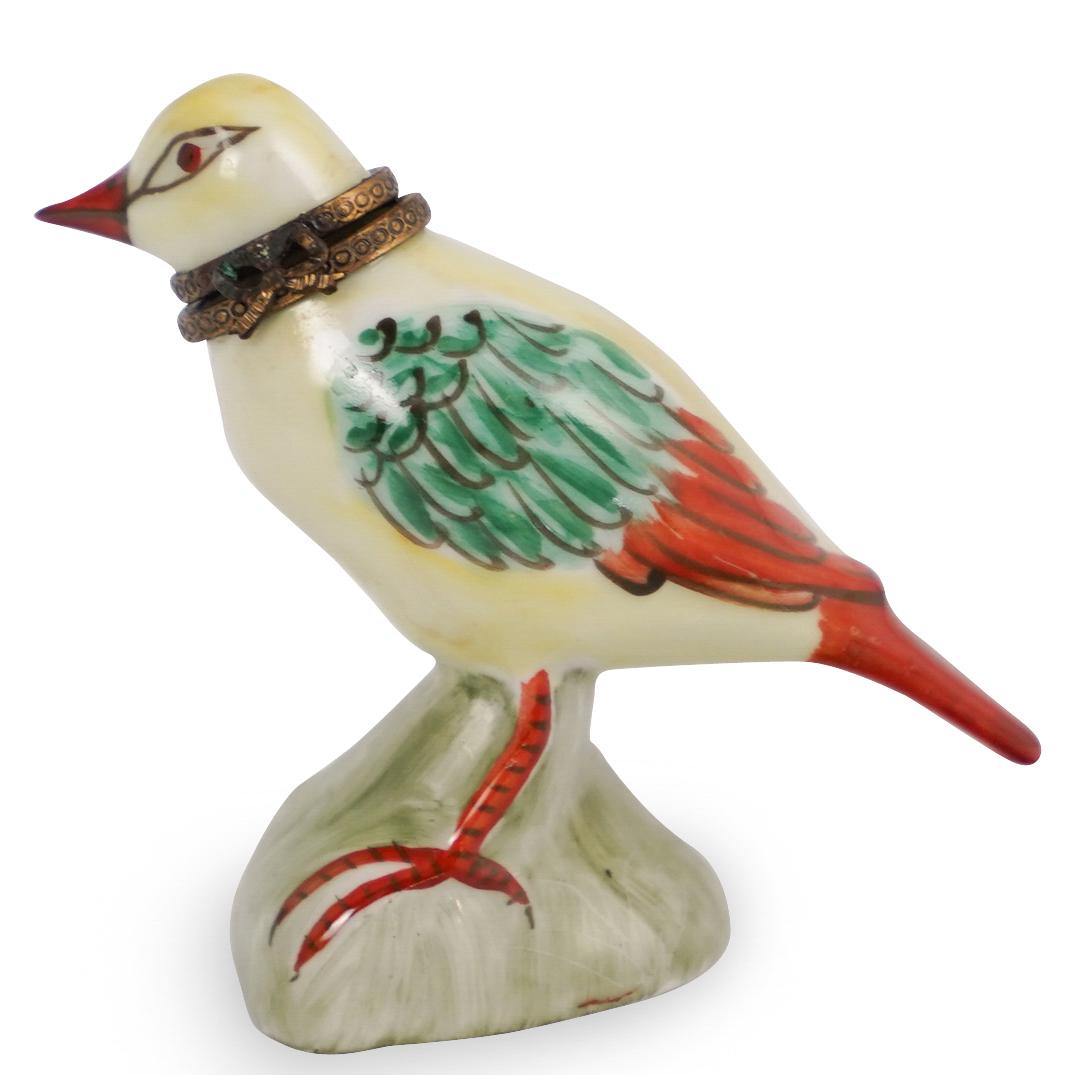 Limoges Parrot Trinket Box (1 of 3)