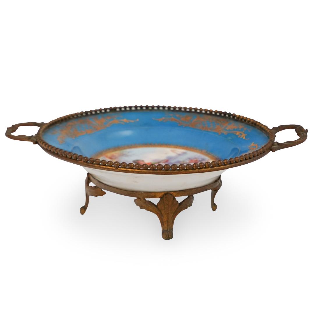 Sevres Bronze Mounted Porcelain BowlÃ‚ (1 of 1)
