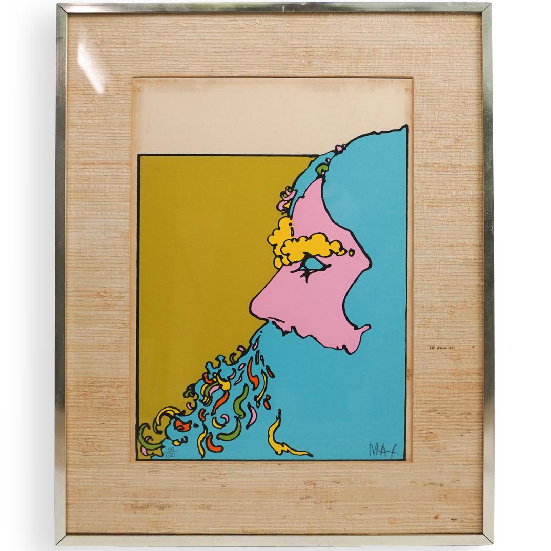 Peter Max "Bluebeard" Signed Serigraph (1 of 3)