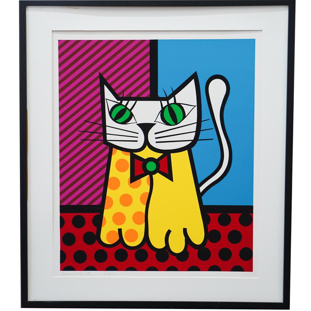 Romero Britto (Brazilian, b 1963) Signed Serigraph (1 of 3)