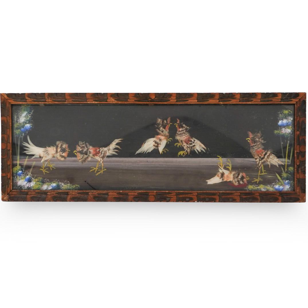 Bird Feather Mixed Media Folk Art (1 of 4)