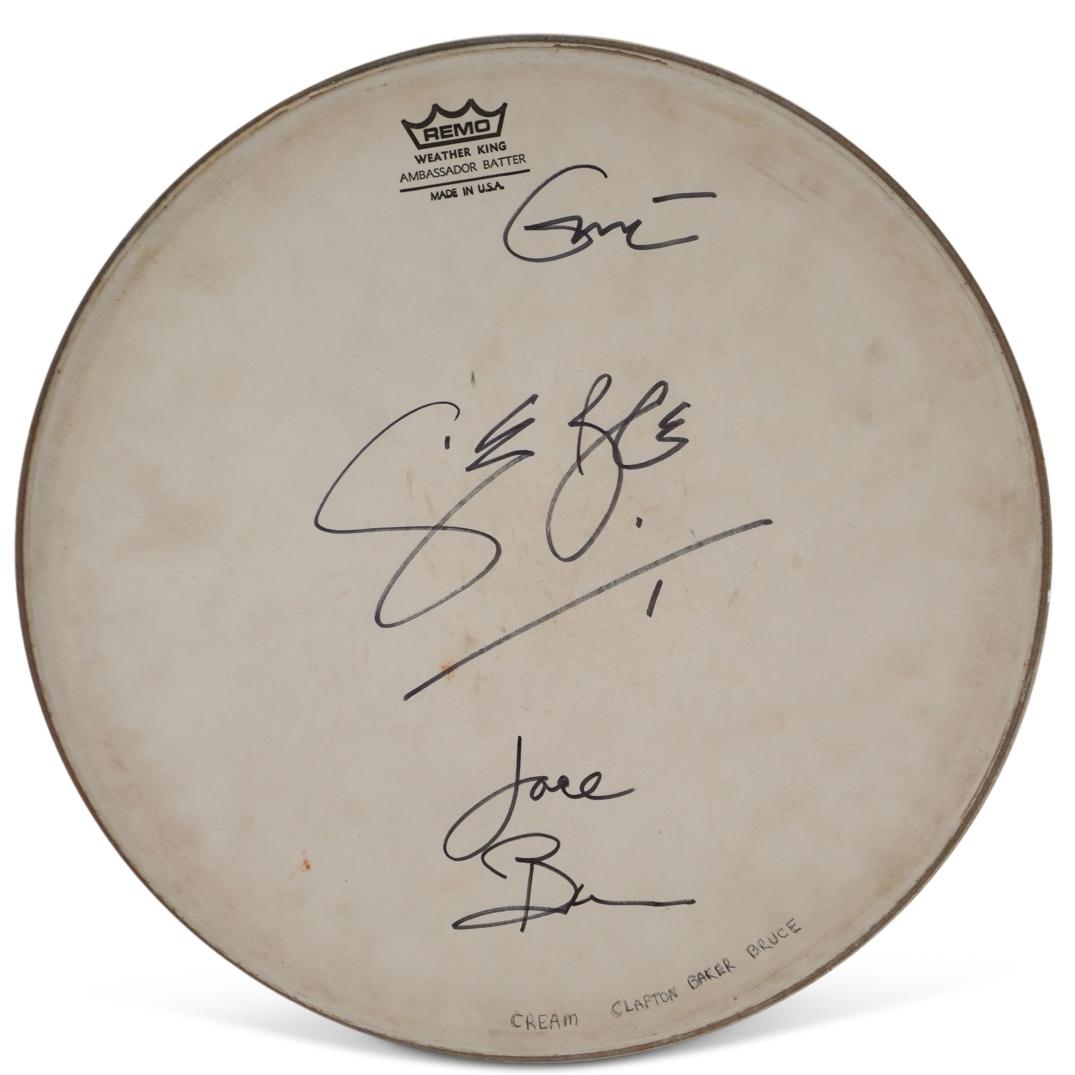 CREAM Signed Drum Head (1 of 2)