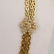 Vintage Long 18k Gold and Diamond Necklace - 3