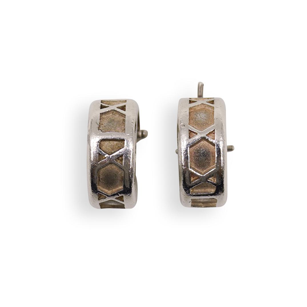 Tiffany & Co. "925" Atlas Hoop Earrings (1 of 4)