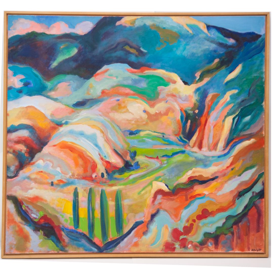 Michael Wright (American b. 1931) Oil On Linen (1 of 3)