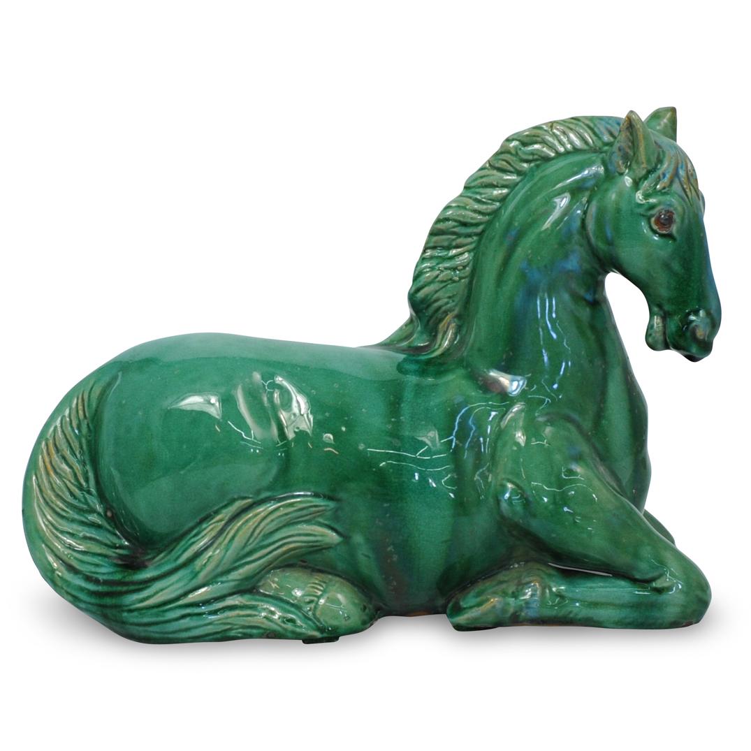 Chinese Ceramic Glazed Horse (1 of 3)