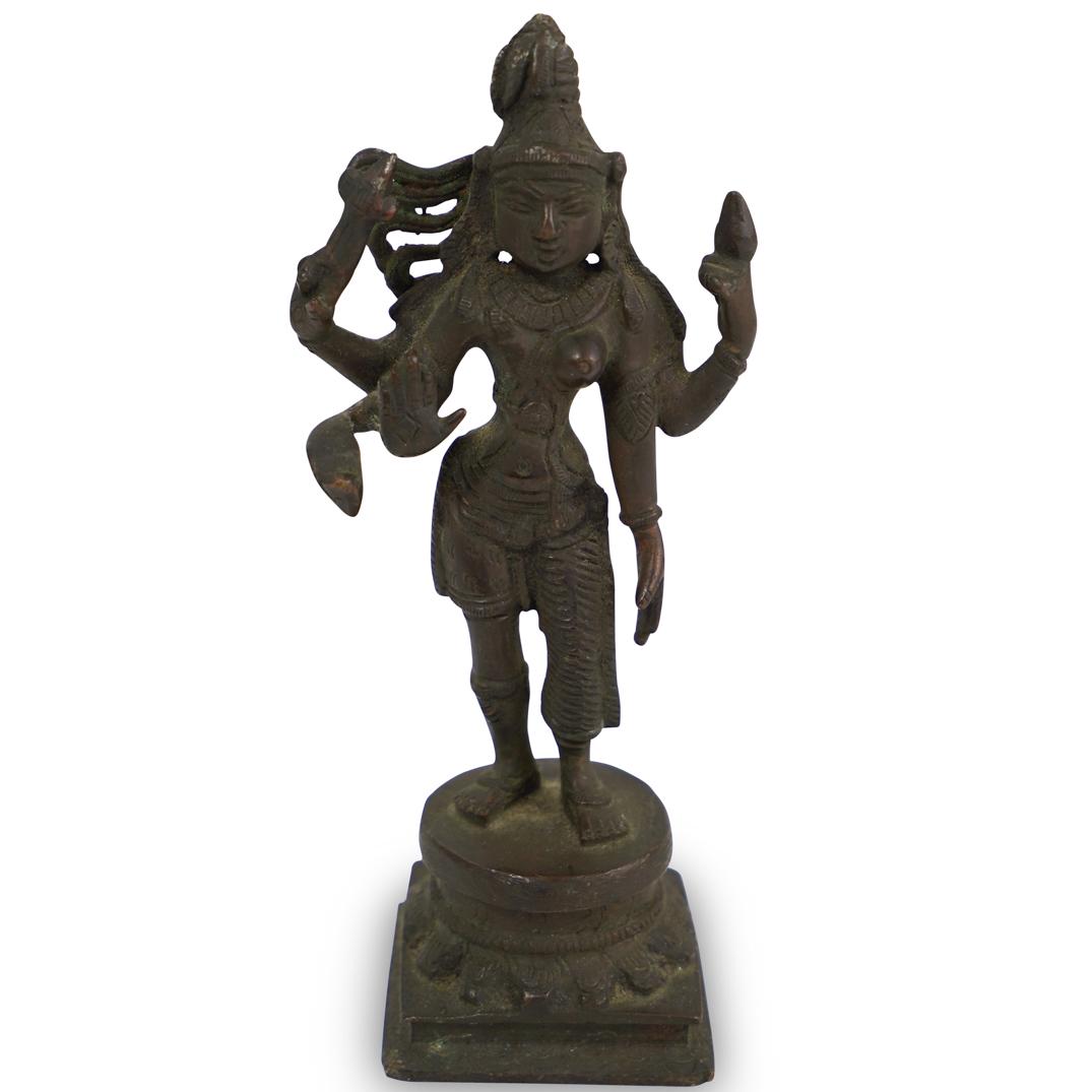 19th Cent. Hindu Bronze Figure (1 of 3)