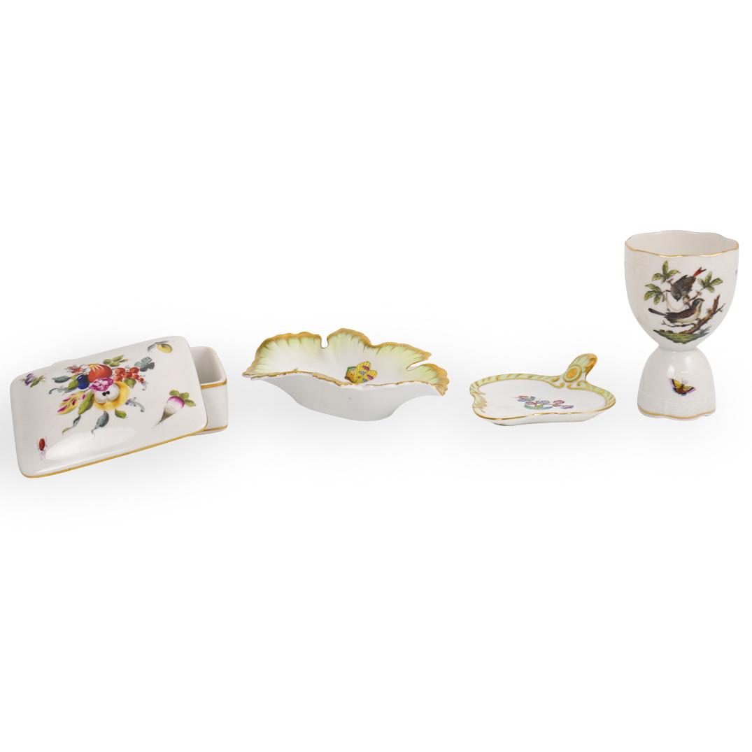 (4 Pc) Lot Of Herend Porcelain (1 of 5)