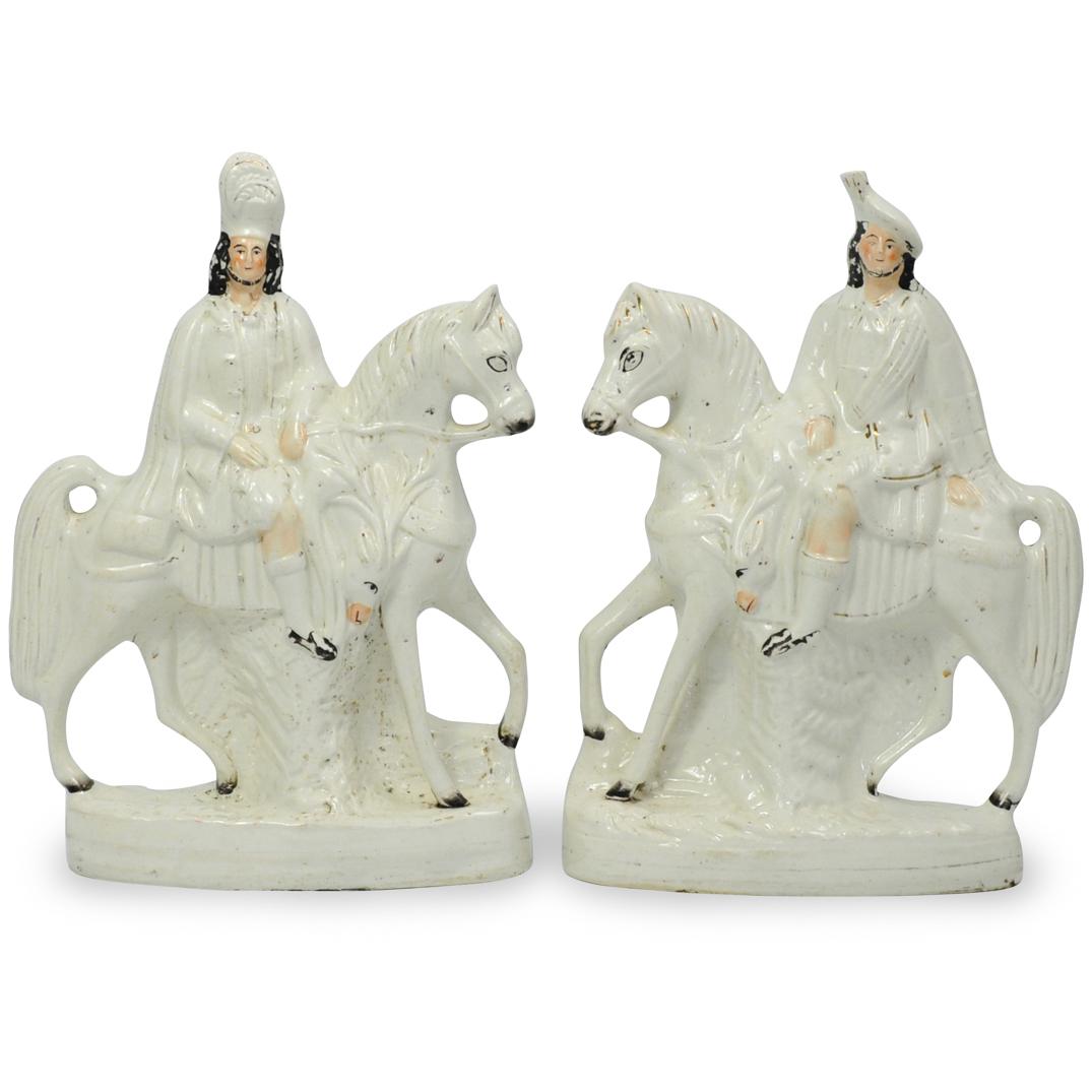 Pair of Staffordshire Scottish Highlander Hunters (1 of 5)