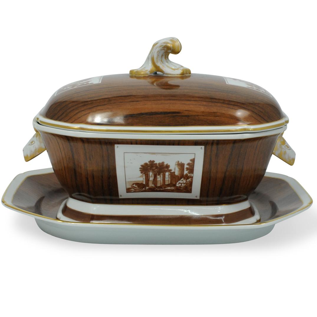 Mottahedeh Porcelain Covered Tureen (1 of 6)