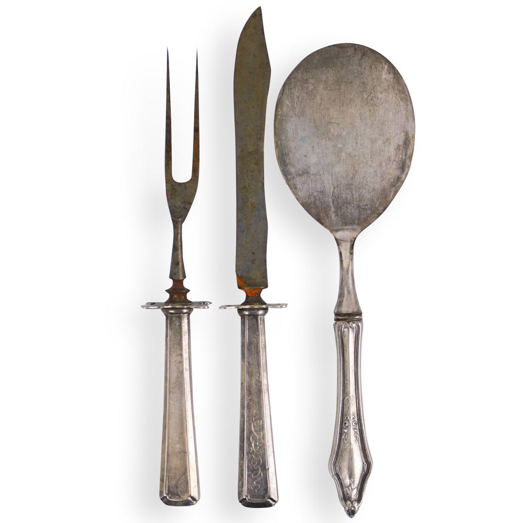 (3 Pc) Sterling Silver Flatware (1 of 4)