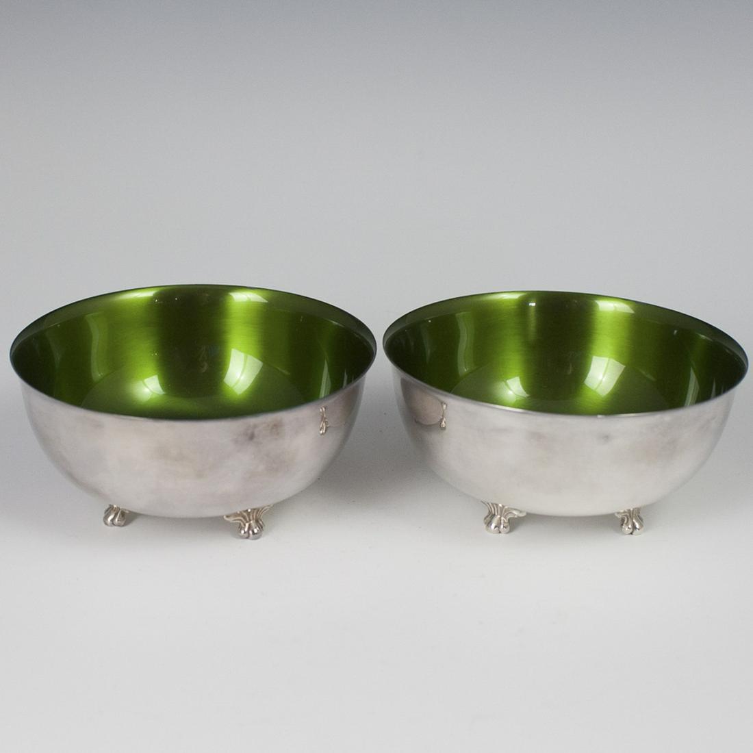 Wallace Silver Plated Enameled Bowls (1 of 4)