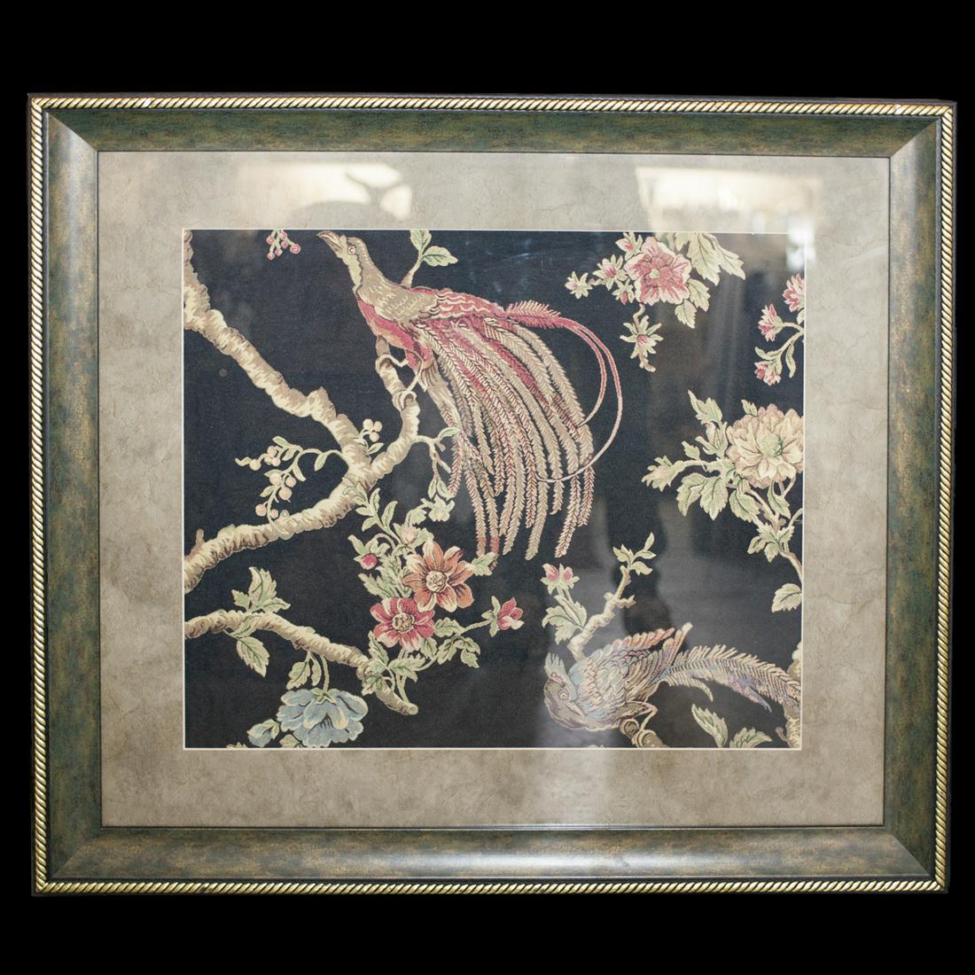 Antique Framed French Silk Tapestry (1 of 2)