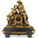 L. Marti Cie French Figural Mantle Clock