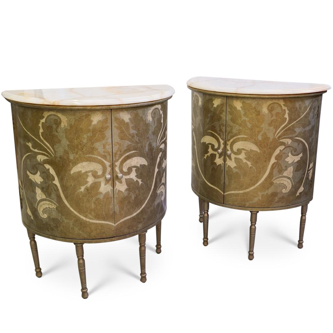 Pair of Onyx Top Dining Cabinets (1 of 8)