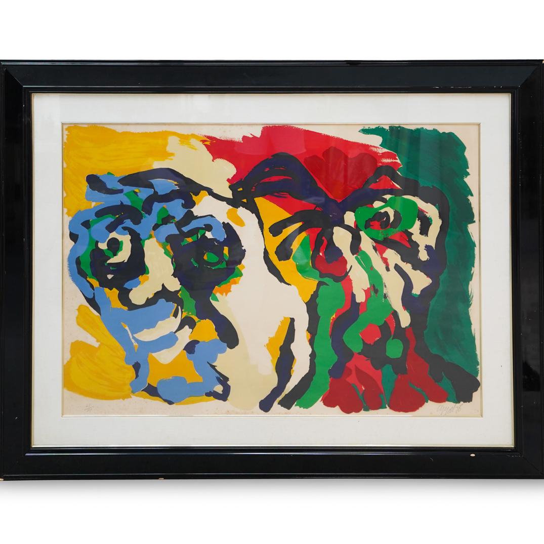 Karel Appel (Dutch, 1921-2006) Color Lithograph (1 of 5)