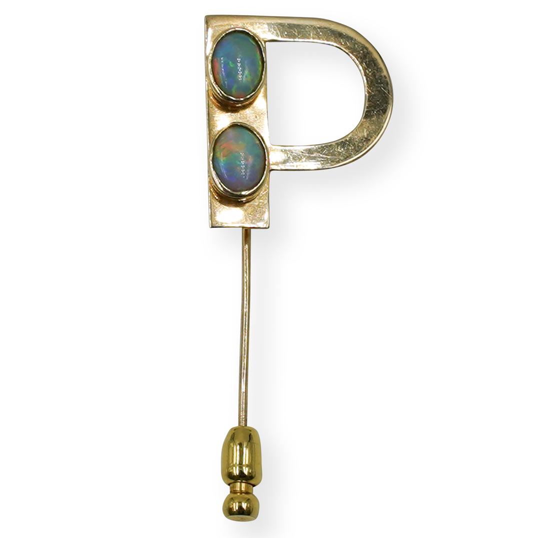 14k Gold and Opal Pin (1 of 4)