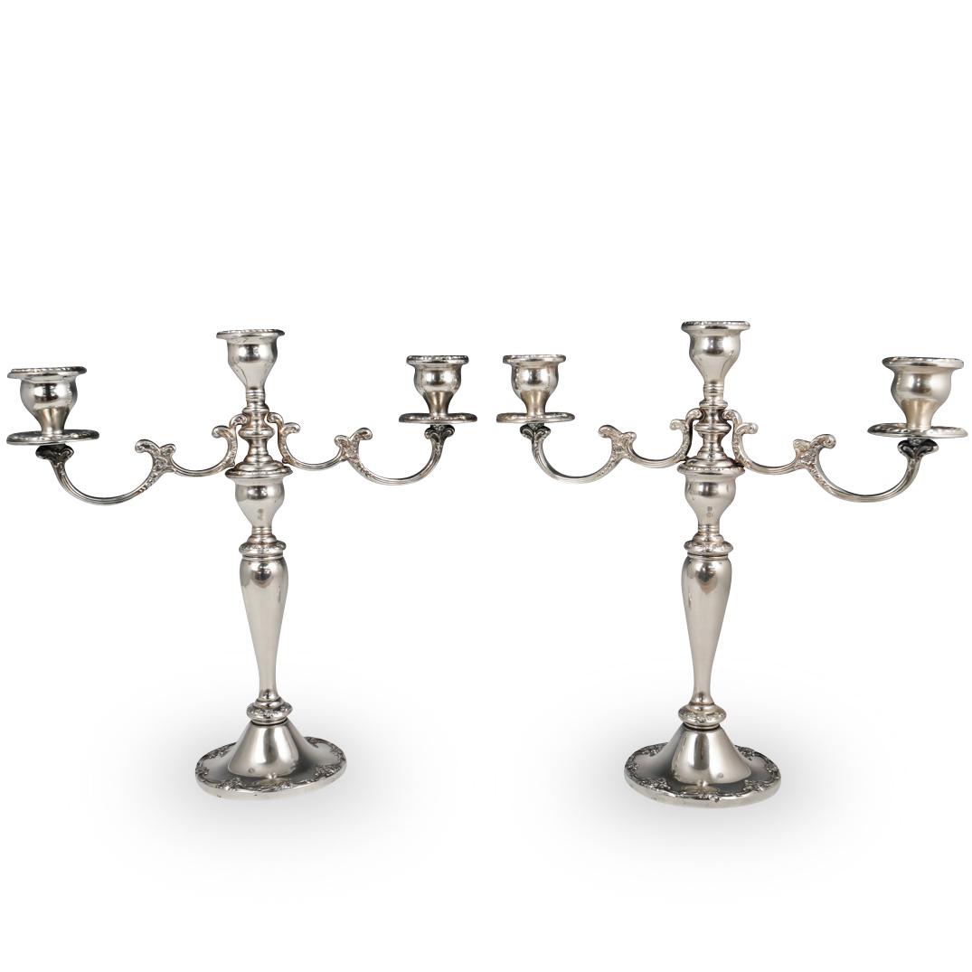 Gorham Weighted Sterling Candelabras (1 of 5)