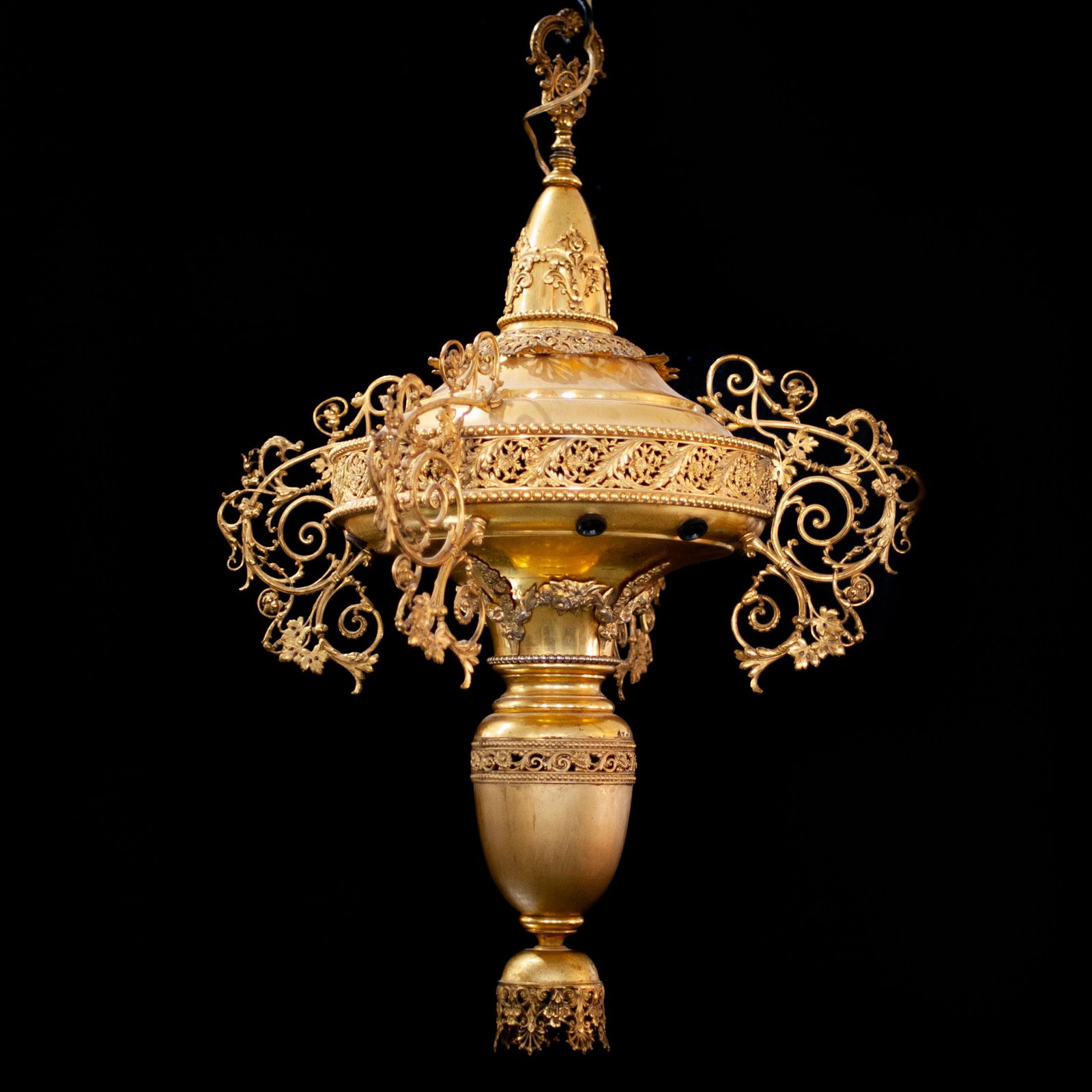 Antique Dore Bronze Chandelier (1 of 5)