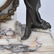 French Bronze and Marble Mantel Clock - 5