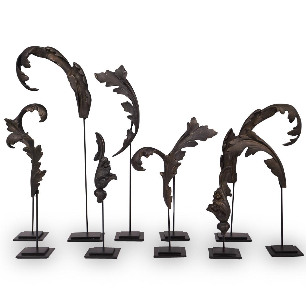 (10 Pc) Restoration Hardware 1930s Cast Acanthus Leaves (1 of 6)