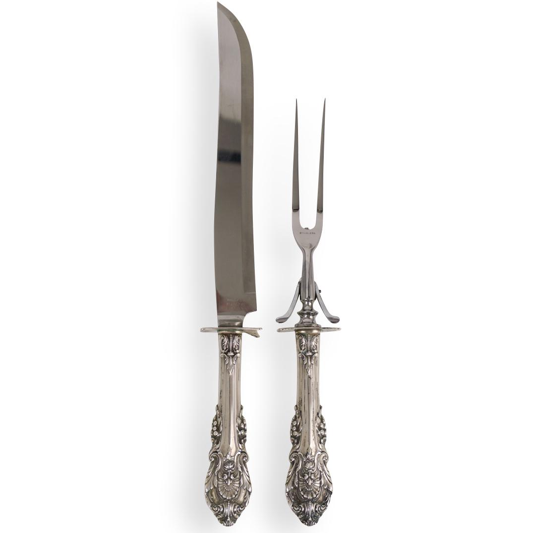 Wallace Silver "Sir Christopher" Carving Set (1 of 4)